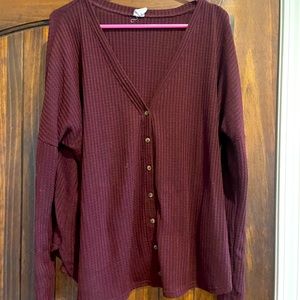 VICI thermal button up shirt